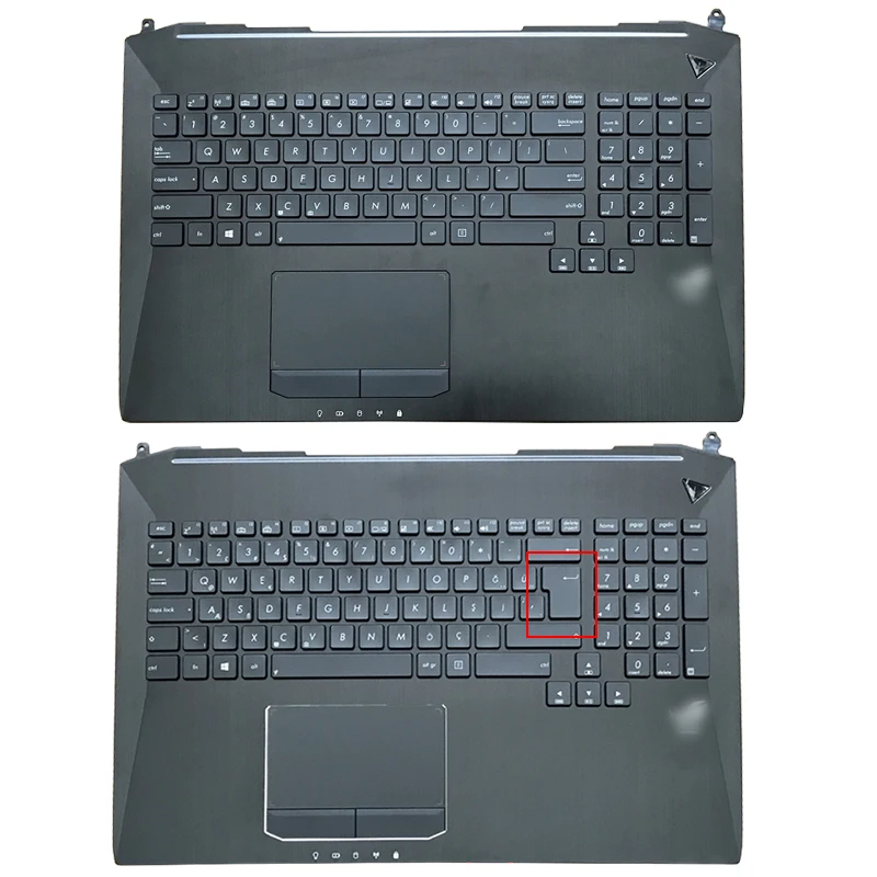 NEW for ASUS G750 G750JH G750JM G750JS G750JW G750JX G750JZ Laptop Case Palmrest Upper Case Backlit keyboard