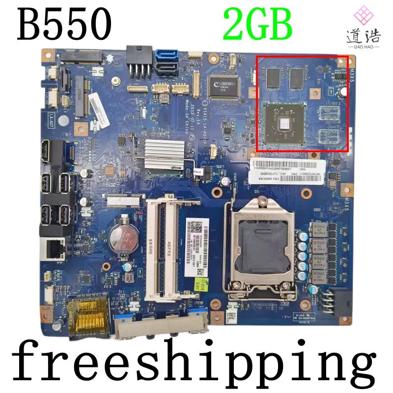 

LA-A071P For Lenovo B550 AIO Motherboard VIA15 2GB DDR3 Mainboard 100% Tested Fully Work