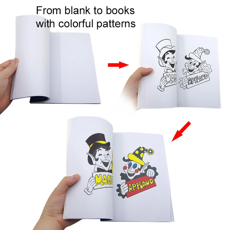 Magic Props Festival Gathering Cheering Supplies Christmas Performance Party Favors Gifts Magic Book Mouth Spitting Paper TMZ