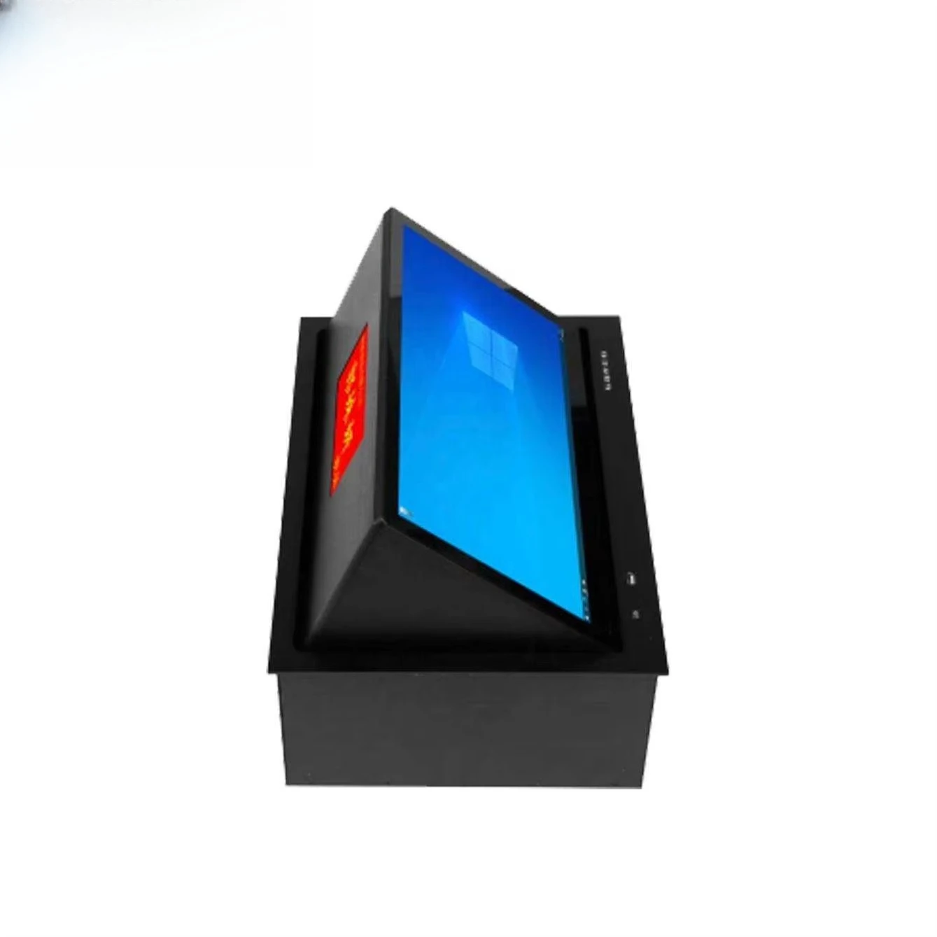 15.6Inch Ultrathin LCD Monitor Lift Motorized Pop-up Unite with Audio Translation Features for Conference Systems