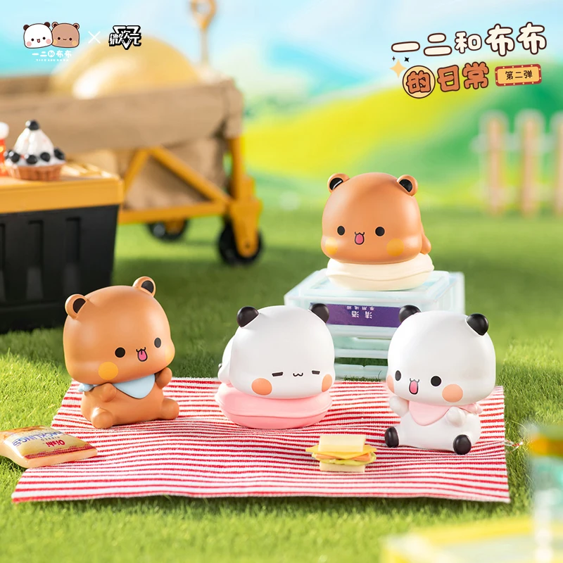 

Panda Bubu And Yier, серия Daily Life, слепая коробка 2,0, милая мультяшная кукла, коллекционный медведь, подарок для детей, модная игрушка-сюрприз