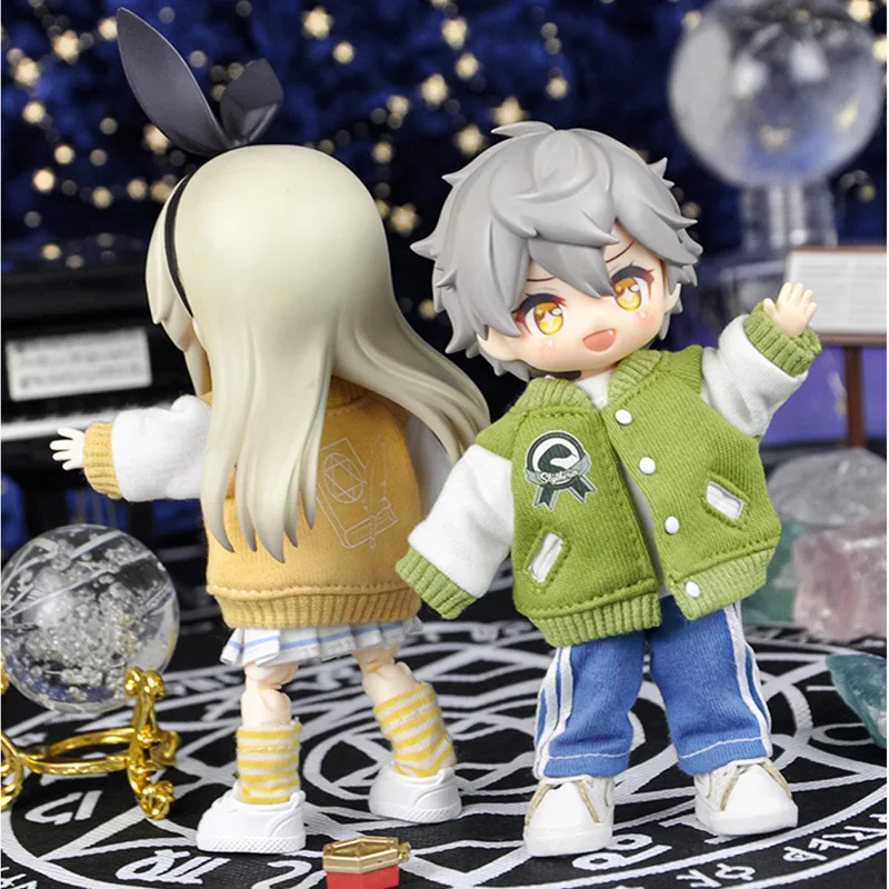 Ob11 Doll Baseball Jacket 100% Cotton Clothes Doll Sport Coat For Nendoroids 1/12 Bjd,Gsc,Obitsu11 Doll view 2