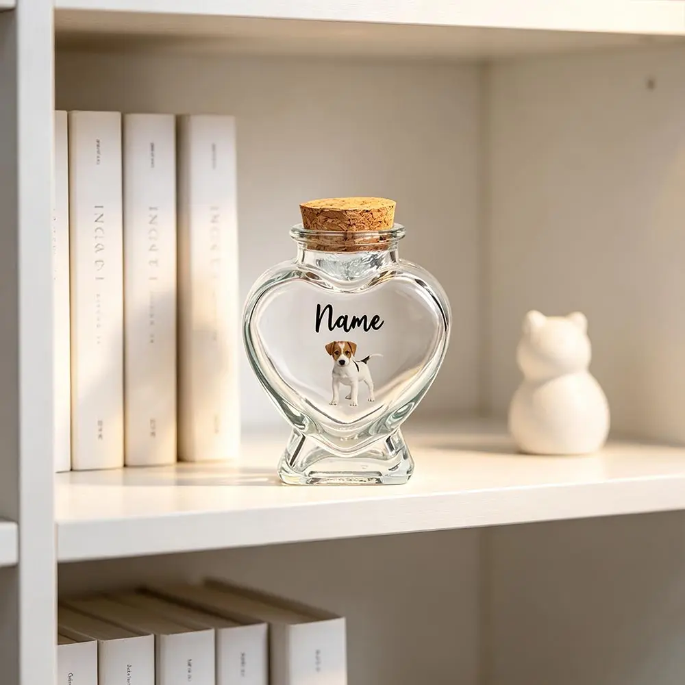 1 personalisierte Haarsparbox für Haustiere, individuelle Foto-Andenkenflasche für Haustiere, Aufbewahrungsbox für Tierhaare, Geschenk für Tierhalter, Erinnerungsgeschenk für Katzen und Hunde, Jubiläumsgeschenk – Detail 4