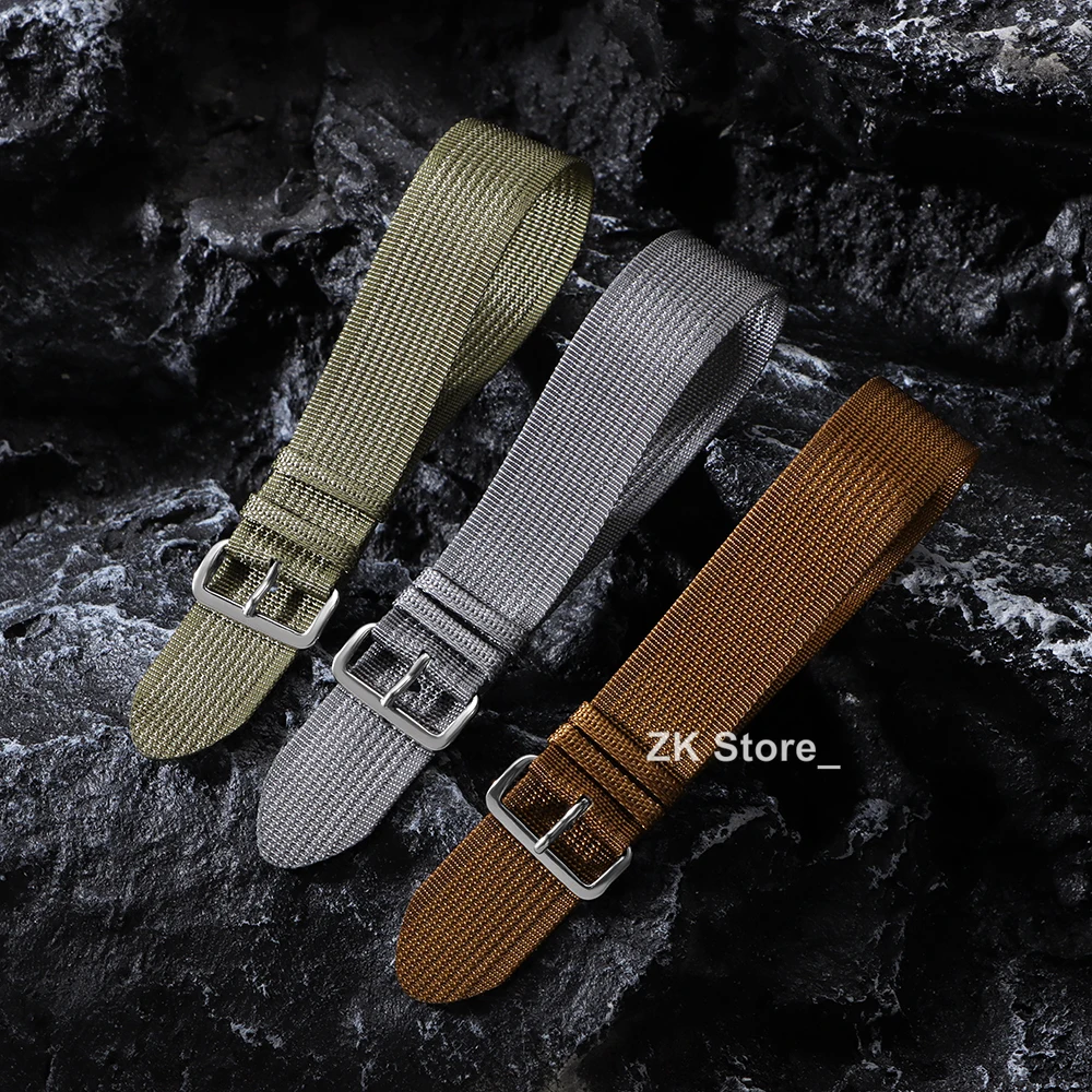 

New Ribbed Watchband Weave Nylon Strap 20mm 22mm for Redmi Watch 5 Active/5 Lite Men Women Military Canvas Woven Sports Bracelet