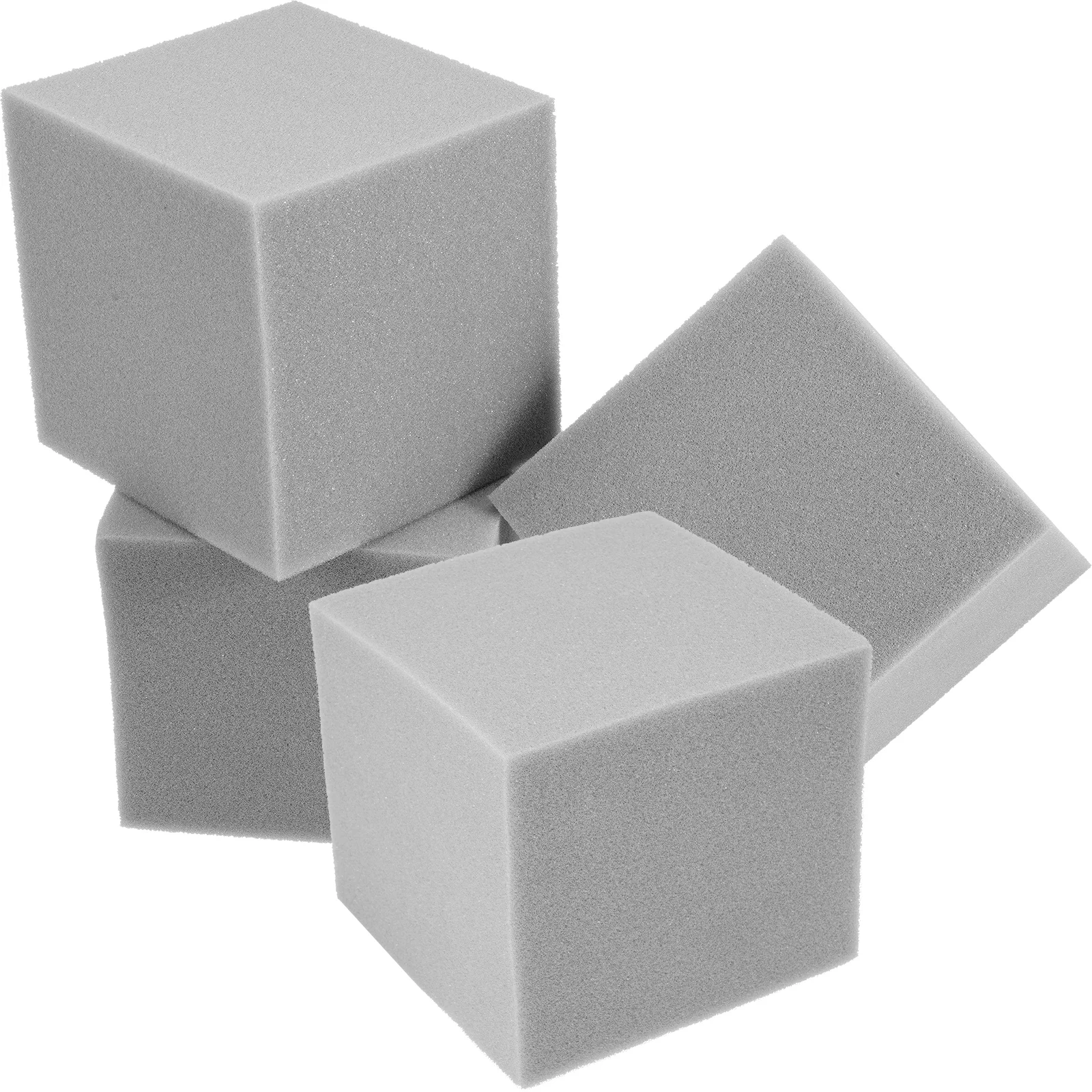 

4 Pcs Soundproof Sponge Cube Panels for Noise Absorption Acoustic Wall Proofing Absorber Foam Blocks