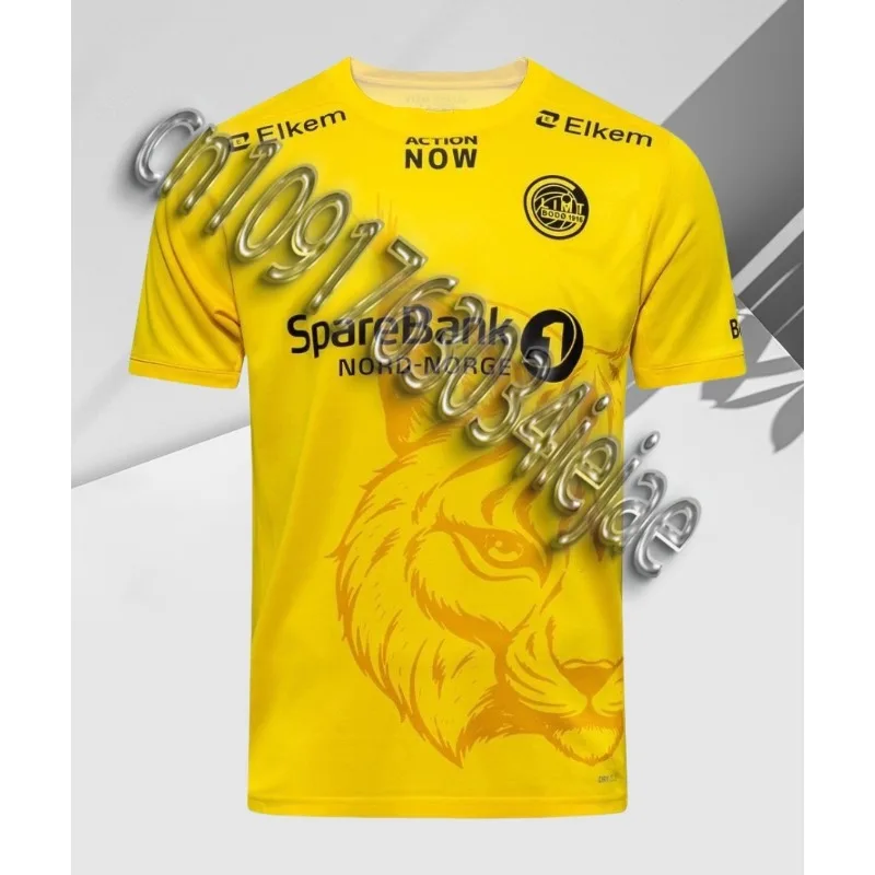 

2025 New Men's Quick-drying Hot-selling T-shirt Football Shirt BodøGlimt Sports Breathable and Comfortable Short Sleeves