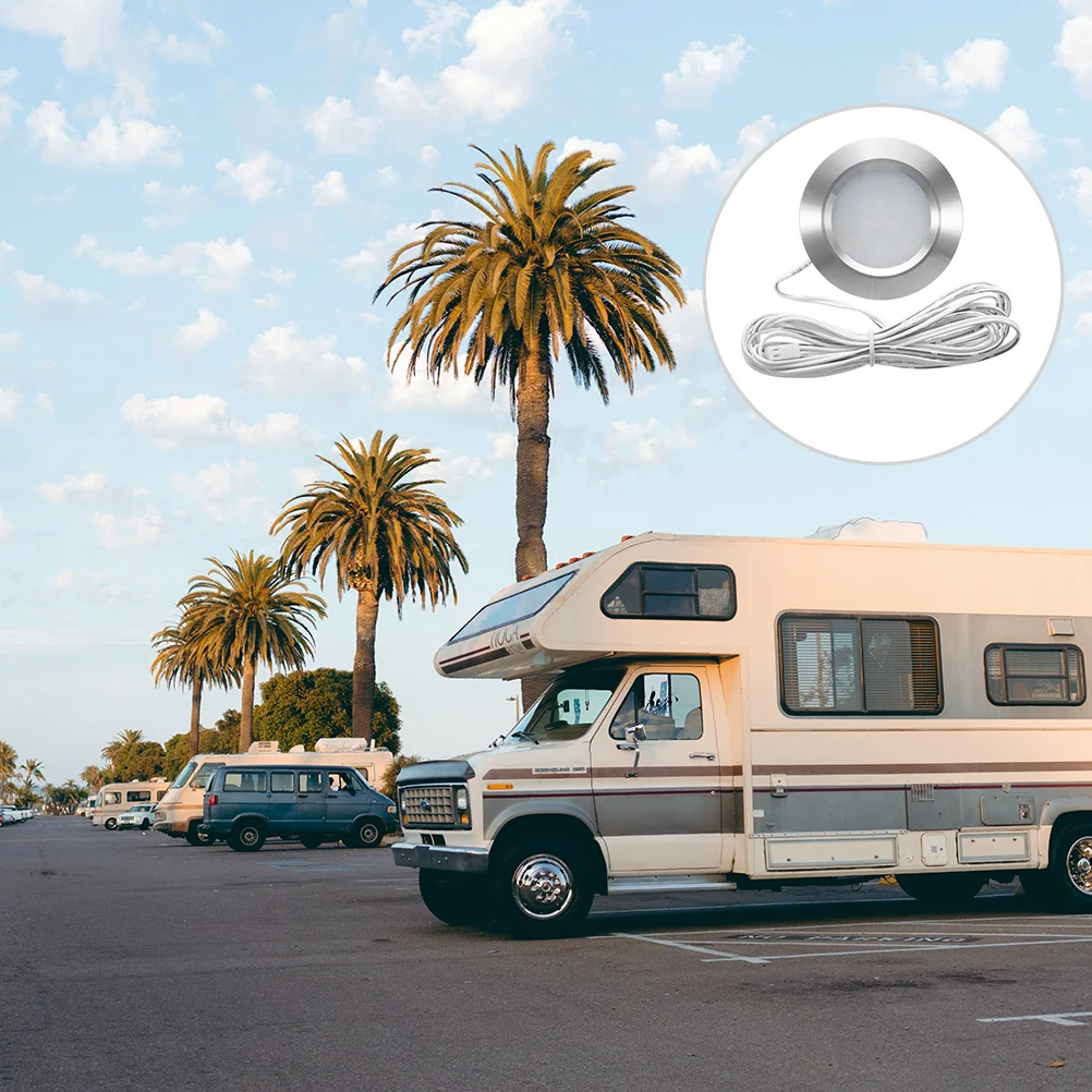 

12V Recessed LED Downlight 12 Leds High Brightness Waterproof Aluminum Lamp for Cabinet Closet Ceiling Light Bedroom