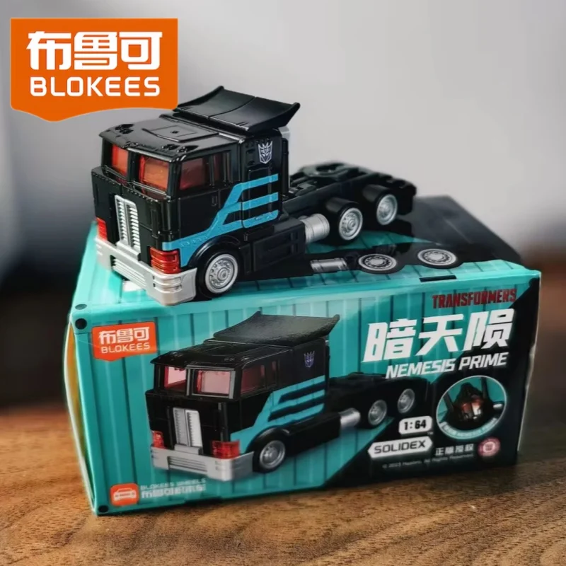 Blokees en Stock, Juguete Transformable, Transformers Megatron Nemesis Prime, Figura de Acción Articulada, Colección, Regalo
