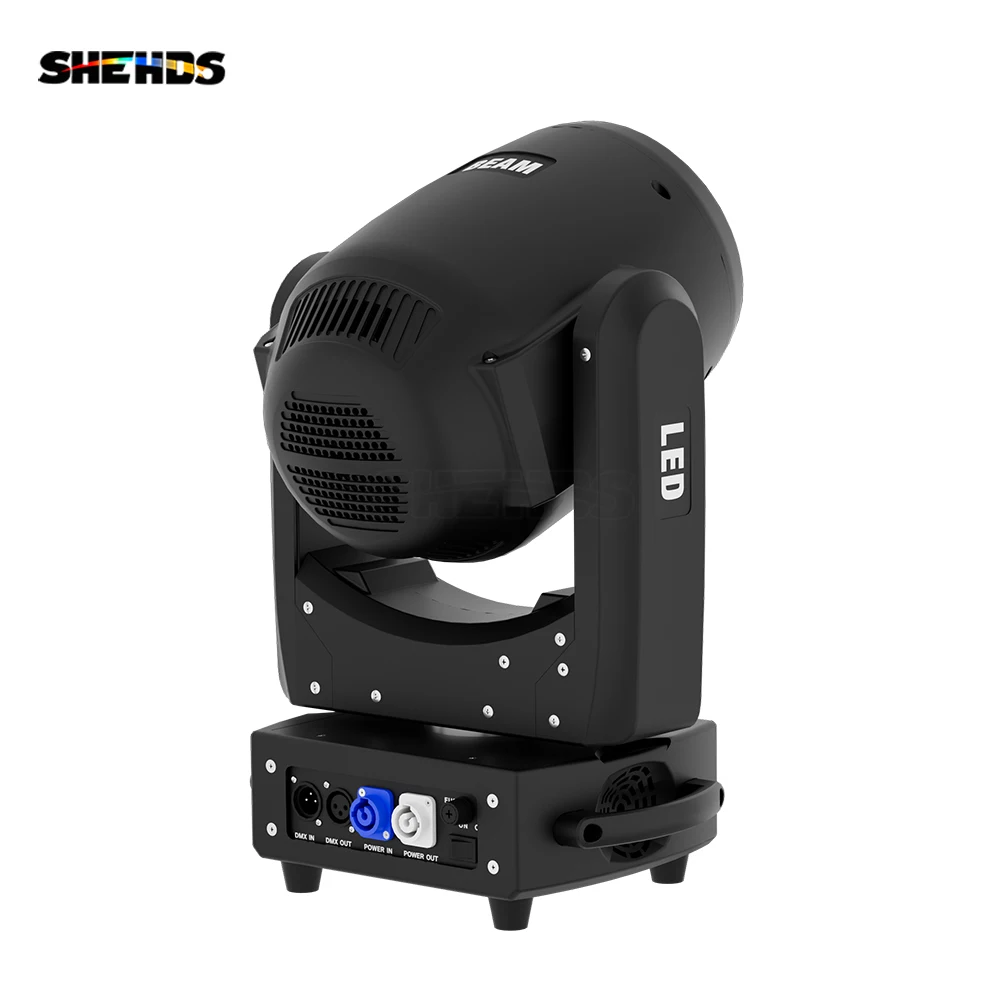 Imagem -03 - Shehds-led Moving Head Light com Flight Case Dmx Beam Anel para dj Disco Wedding Stage Light Effect Professional Pcs 300w