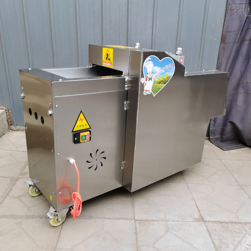 Máquina de corte de carne de cerdo, cortador de corteza de cerdo, Cubo de hueso de carne de aves de corral, Dicer