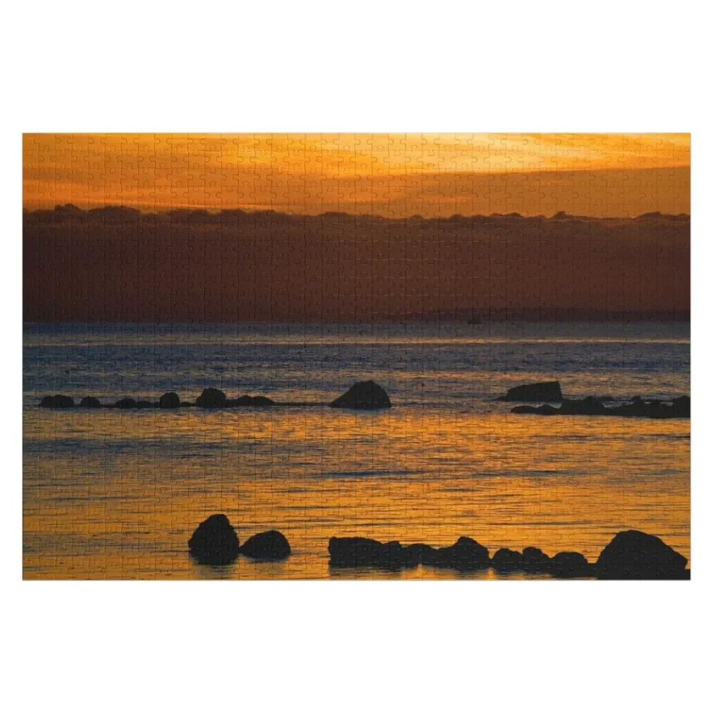 

Sunset Galway Bay Jigsaw Puzzle Personalised Toys With Photo Jigsaw For Kids Custom Wood Puzzle