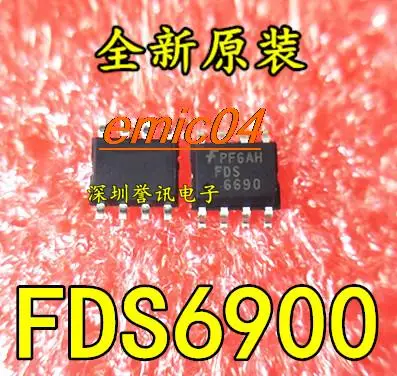 

10 шт., fds6900as FDS6690S SOP8 MOS