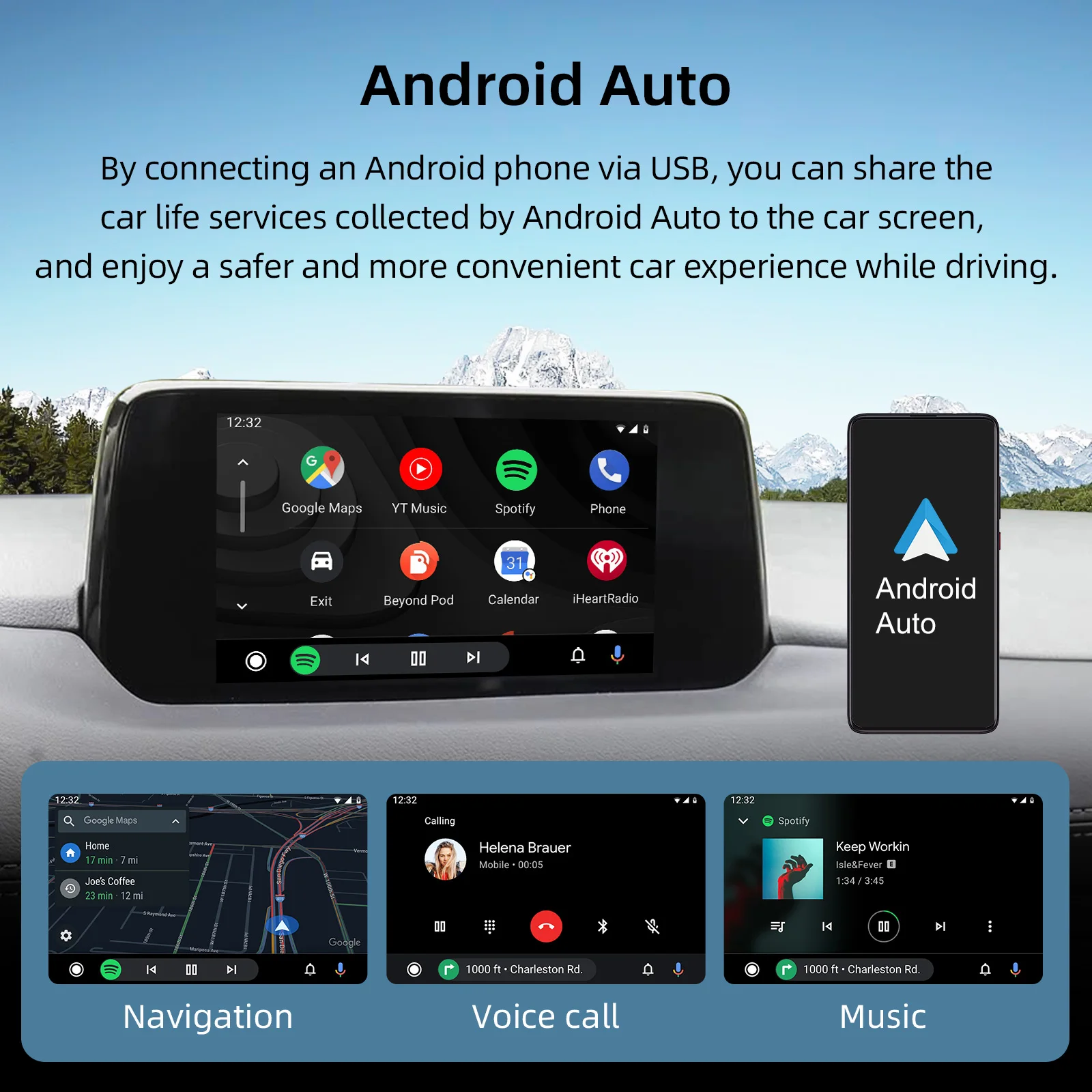 مجموعة EzoneTronics OEM Hub Retrofit لنظام توصيل MZD المتوافق مع Mazda 2/3/6/CX3/CX5/CX9/Fit لسيارة Carplay وAndroid Auto #4