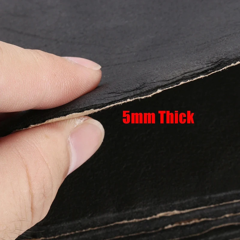 200x50 سنتيمتر أسود سيارة الصوت العزل الحراري المطاط حصيرة التخميد التخميد 5 مللي متر ذاتية اللصق مقاوم للماء مثبطات اللهب المواد