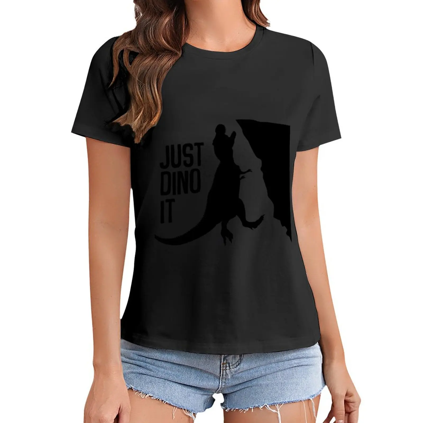 

Just Dino It T-Shirt anime blanks vintage clothes sublime t-shirts for Women loose fit