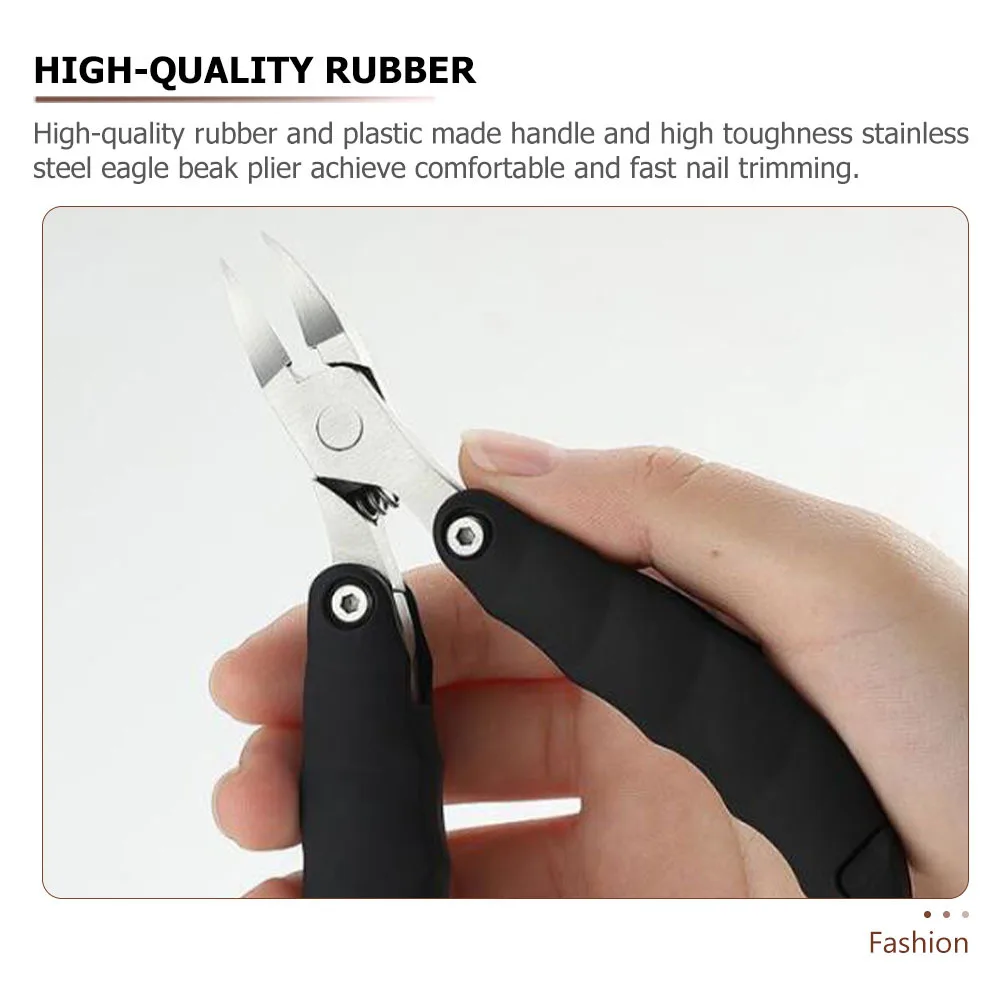 1 szt. Składane obcinaczki do paznokci, obcinaczki do wrastających paznokci, nierdzewne szczypce z dziobem, praktyczne narzędzie do pedicure i manicure