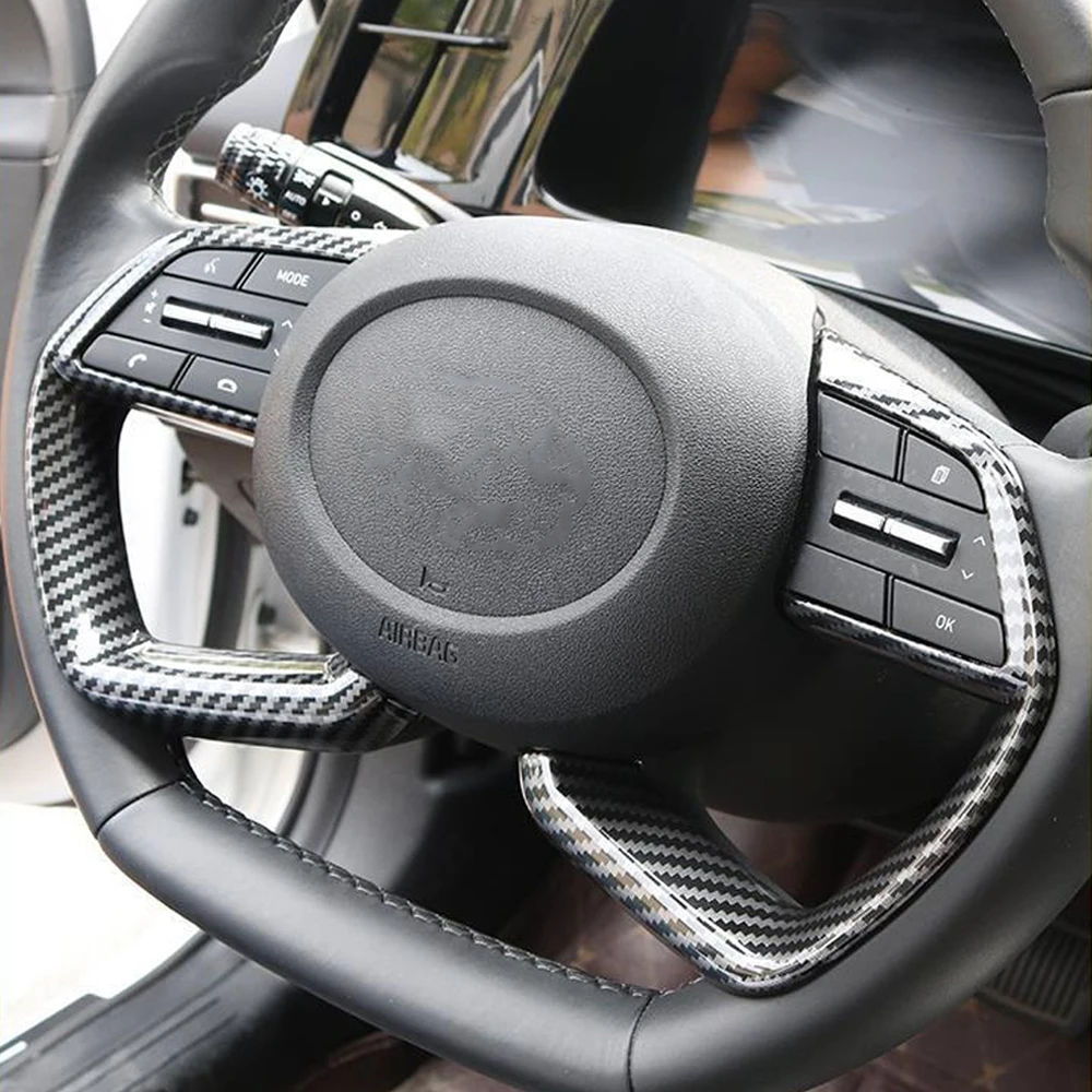 Funda Decorativa para Volante, Compatible con Hyundai Creta 2020-2025 y Creta Grand 2025, Accesorios de ABS para Auto, Estilo Automotriz