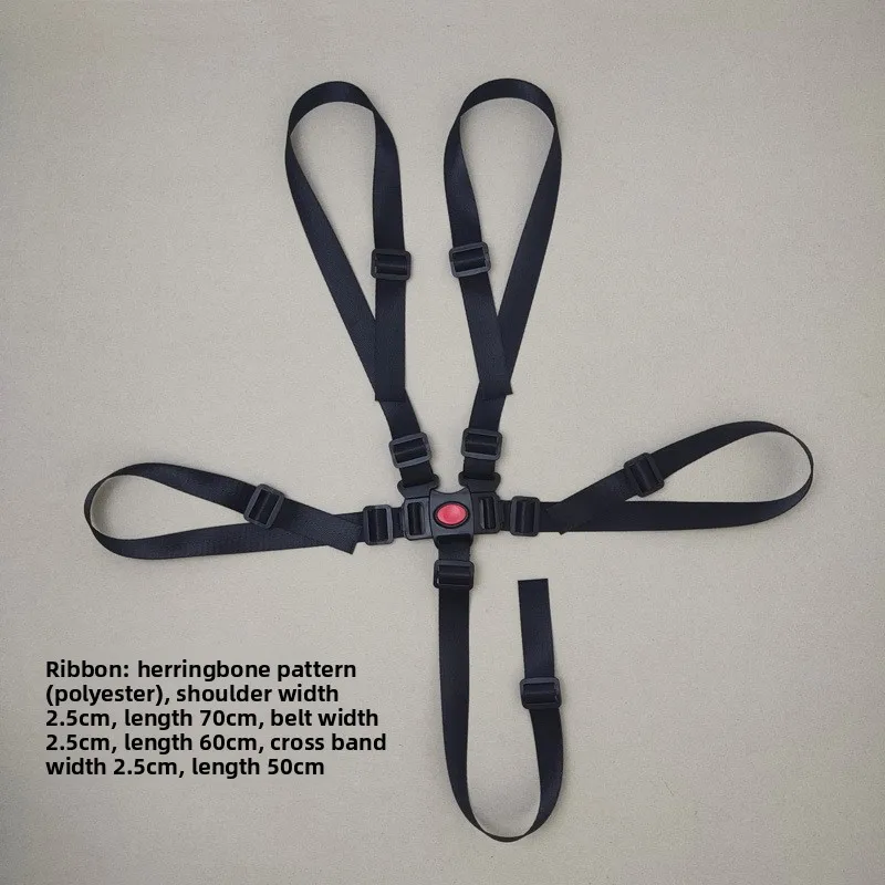 Baby Safety Belt 5 Point Harness Dining Feeding Chair Belts Baby Protection Universal Belt Lunch Seat Car Sleeping Fixed Belts
