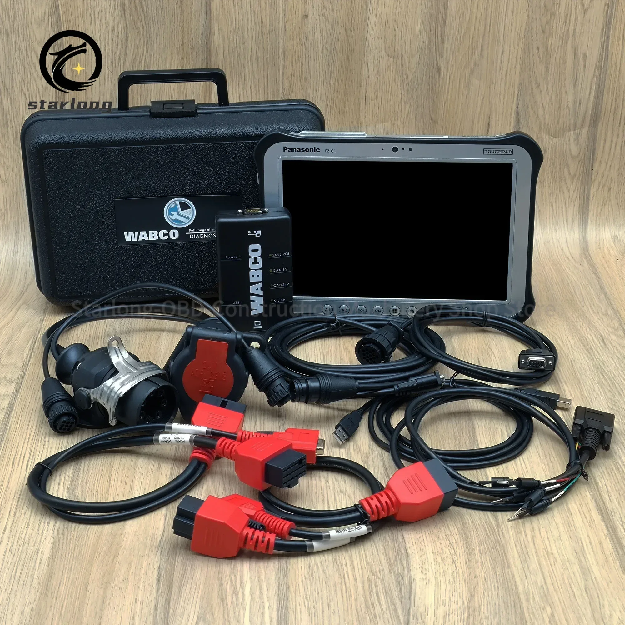 Для WABCO DIAGNOSTIC KIT Интерфейс WDI ABS EBS WABCO Инструмент диагностического сканера прицепа и грузовика
