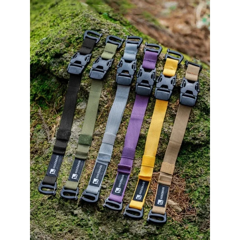 HIKEMAN Outdoor Luggage Straps – Adjustable Buckle-Type Securing Packing Bands for Camping, Travel, and Trips