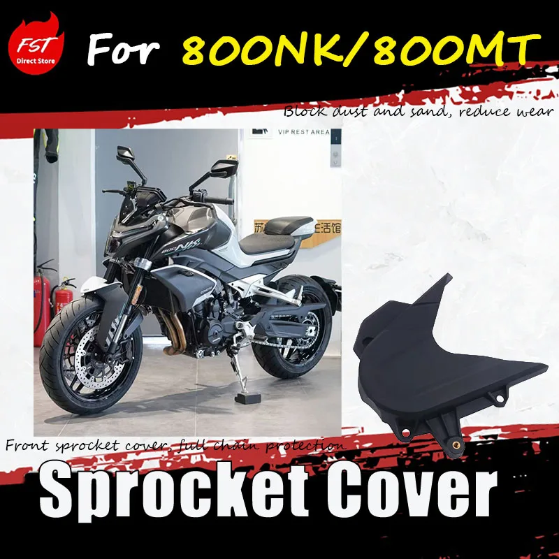 

For 800NK/800MT model, modified original factory sprocket cover, small sprocket guard, small fly cover, original assembly parts