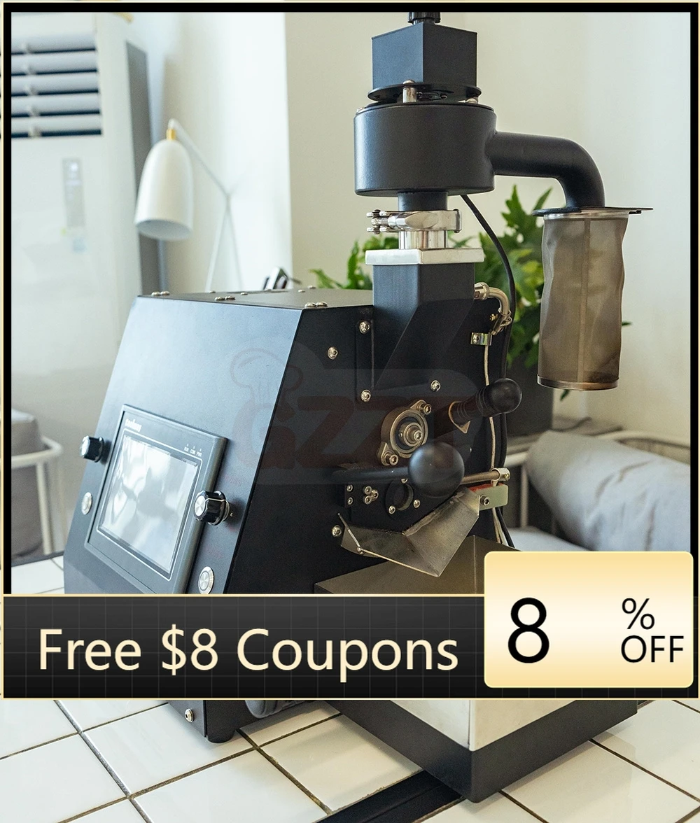 Table Top Mini 350G Hot Air Coffee Bean Roaster Small Batch Electrical Home Cafe Shop Hotel Coffee Roaster Machine for Sale