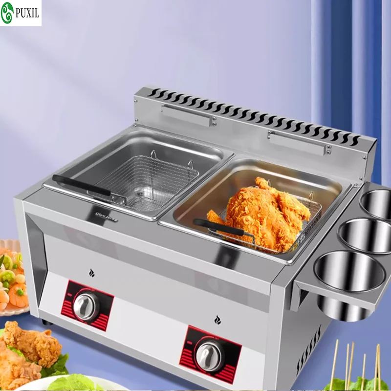 

10L gas fryer, French fries, chicken fryer, food for household and commercial use