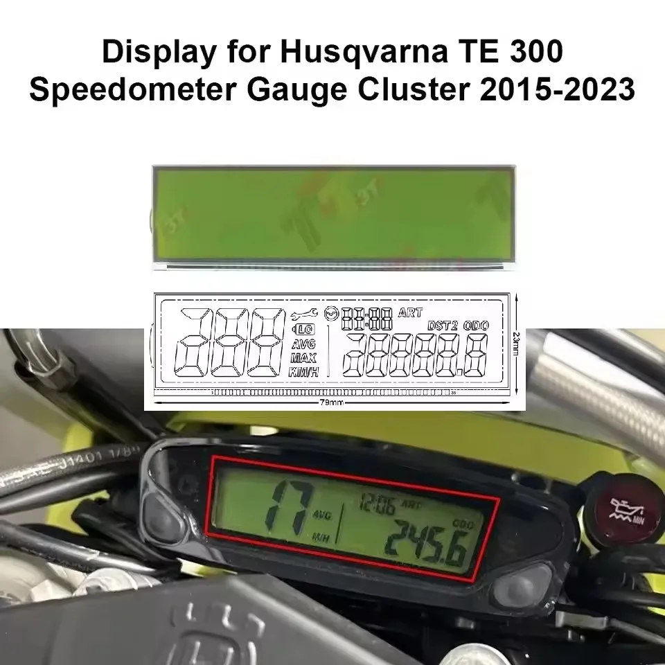 Speedometer Display for Husqvarna FE 250/350/450/501, TE 125/150/300 , TX 125 Cluster Instructment 2015-2023