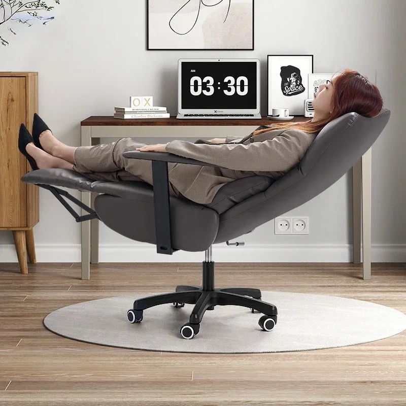 

Ergonomics, office chair, reclining, lunch break, nap, computer