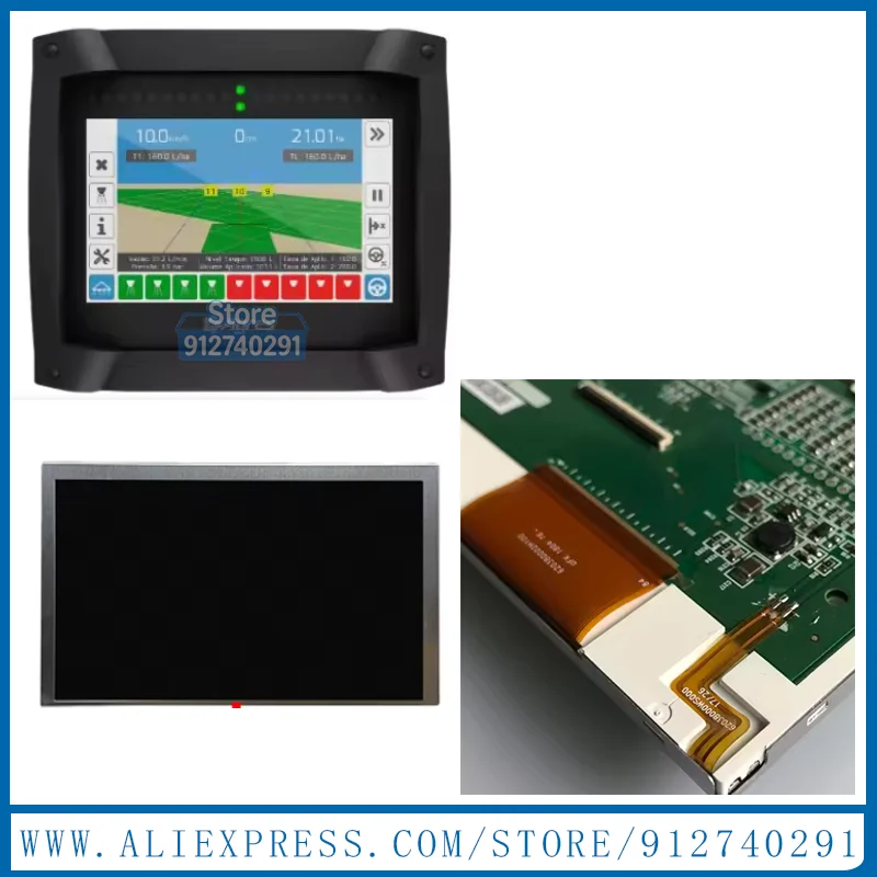 For Agres Monitor New 7'' Inch LCD Display Screen Agricultural Autopilot Navigation LCD Panel