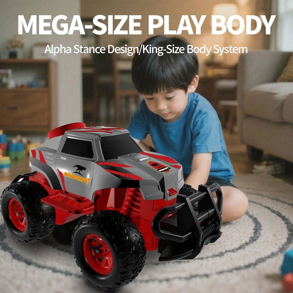 Y13 子供用リモコンカー シミュレーション 2.4G クールな登坂オフロード車 RCレーシングカー キッズ クリスマスプレゼント