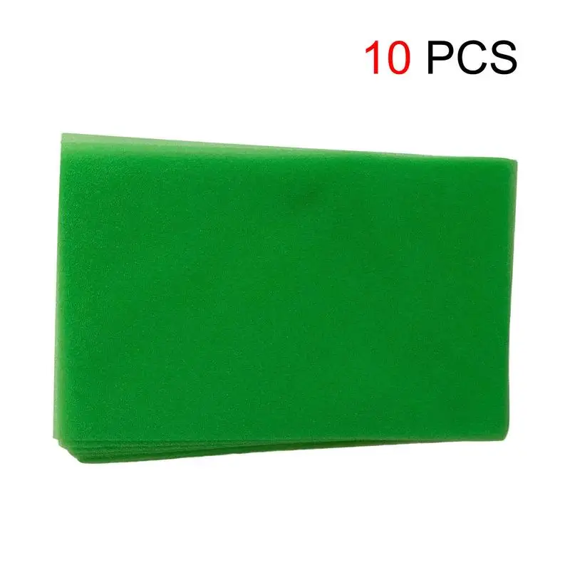 10pcs Vegetable Fresh Keeping Mat Fridge Drawer Sponge Mat Filter Sponge Refrigerator Mat And Mildewproof Mat