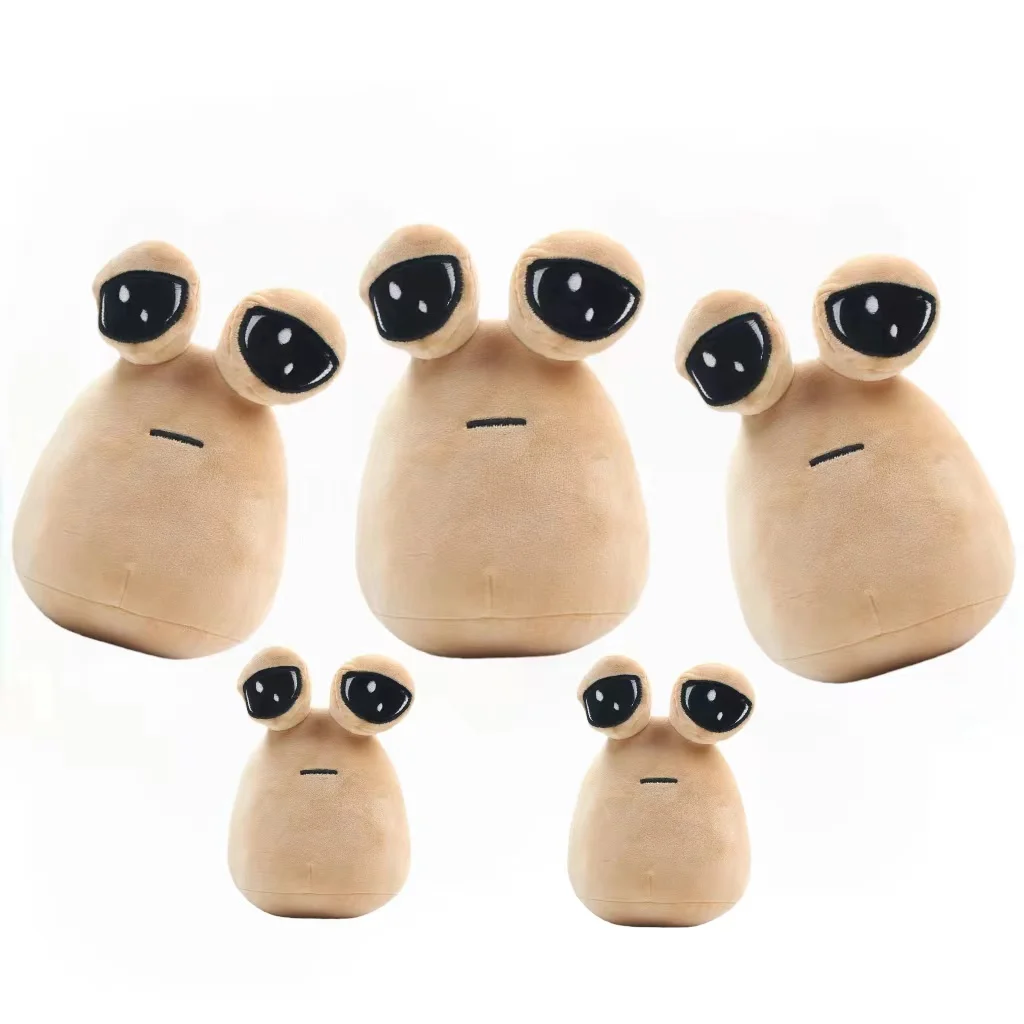 

New Hot Game My Pet Alien Pou Plush Toy Furdiburb Emotion Alien Plushie 22Cm Stuffed Pillow Children Birthday Xmas Gif