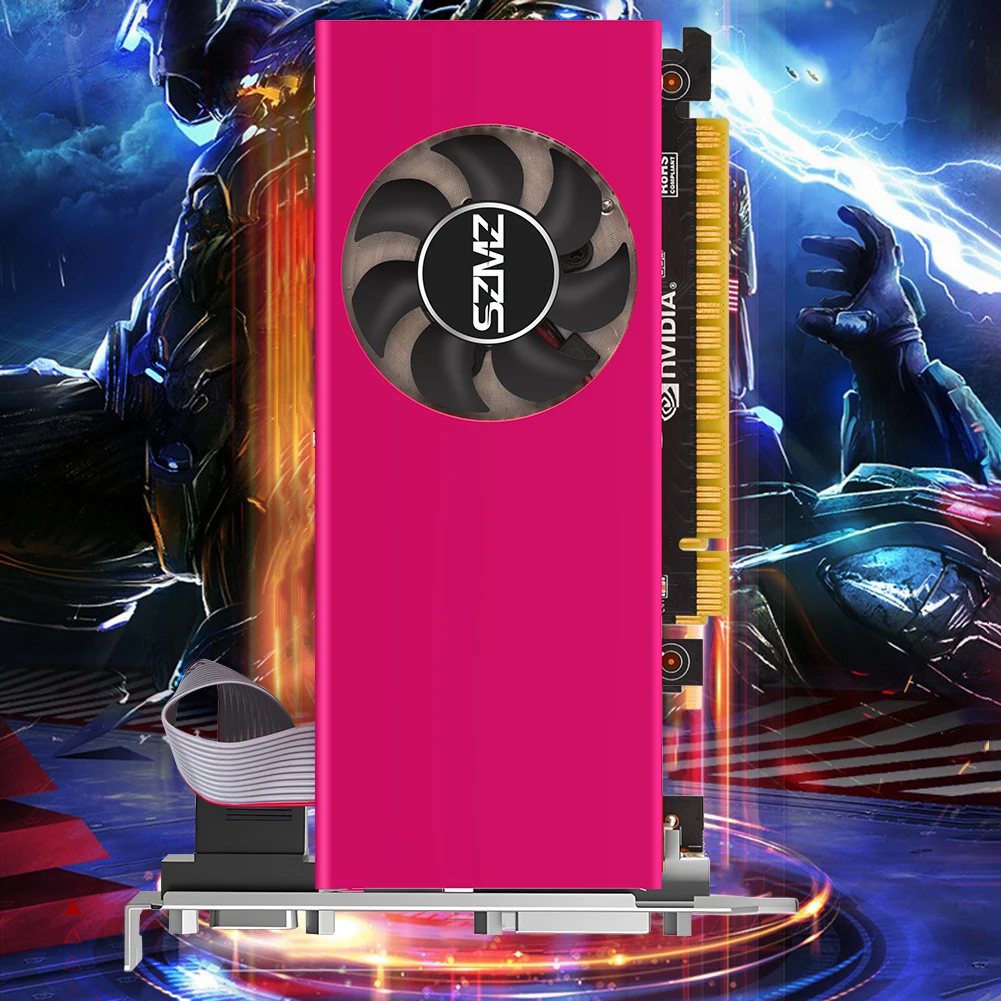 

GTX 750TI 4GB DDR5 PC Video Card Low Profile Video Card PCI-E 2.0 16X Computer Graphics Card HDMI-Compatible Interface 128 Bit