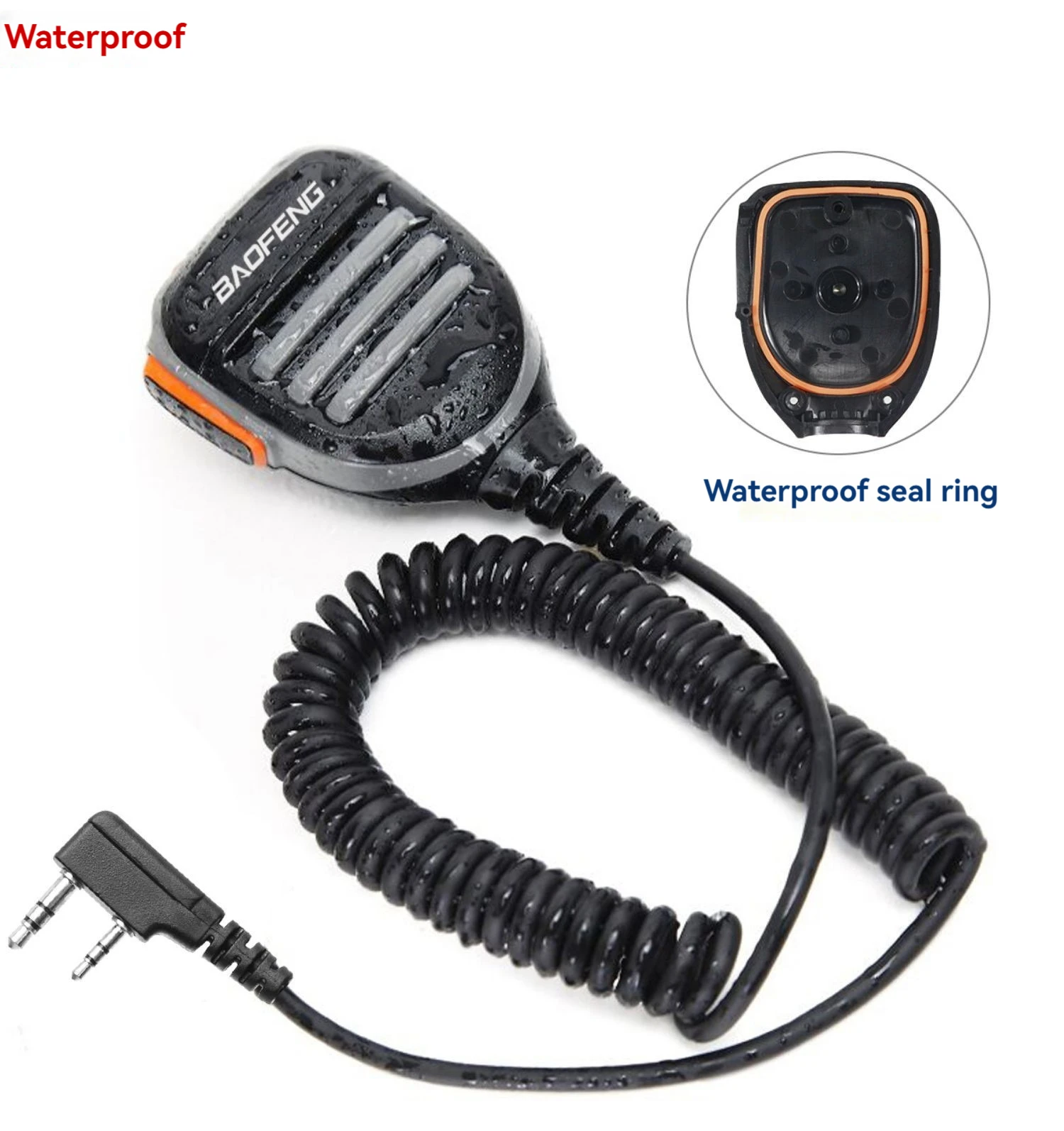 Baofeng Walkie Talkie Speaker Microphone PTT Mic For  UV-5R BF-888S UV-82 UV-S9 PLUS UV 13 Pro UV-16 Pro Two Way Radio