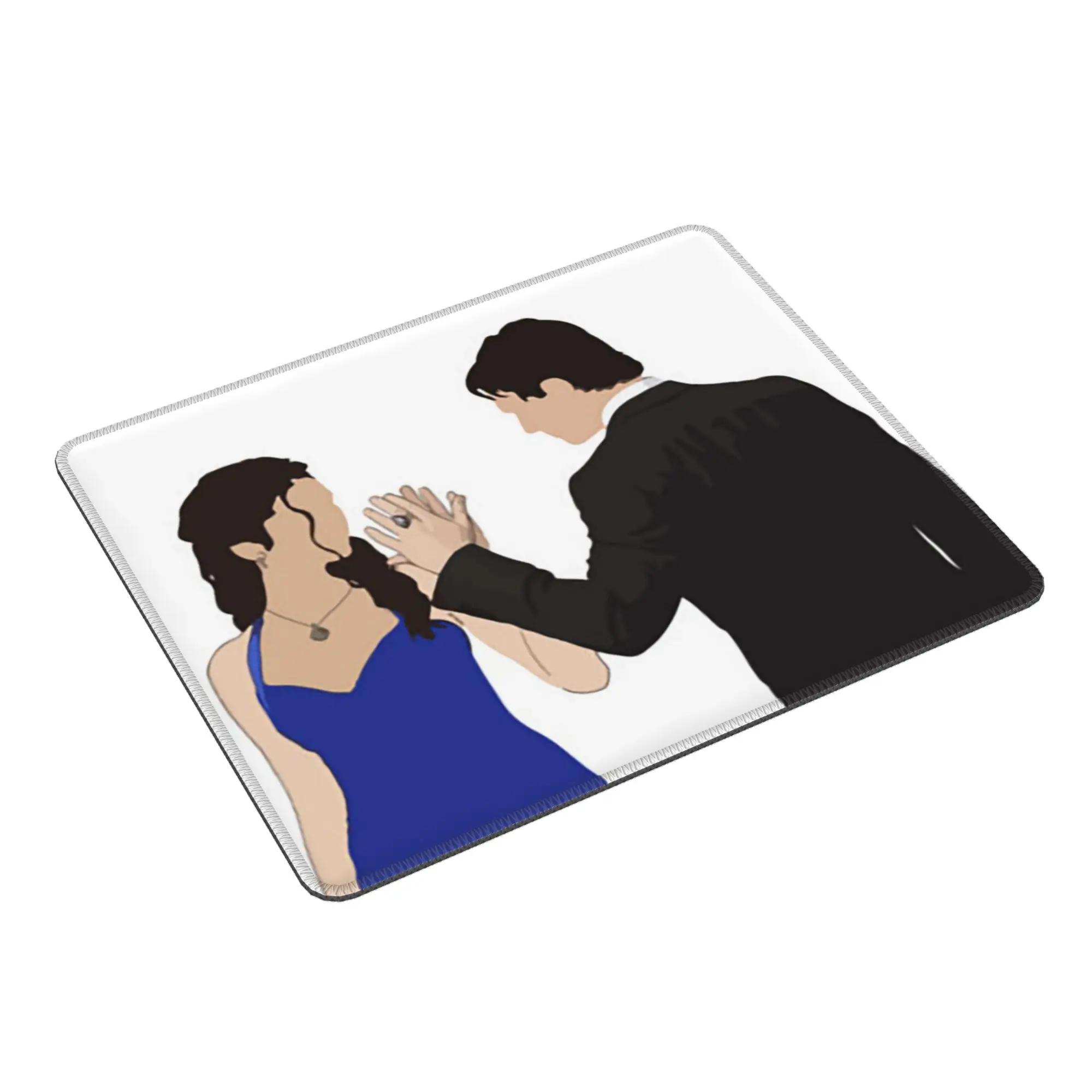 The Vampire Diaries Damon Salvatore And Elena Mouse Pad Computer Keyboard Mouse Mat Gaming PC Laptop Desk Mat Office Table Mats