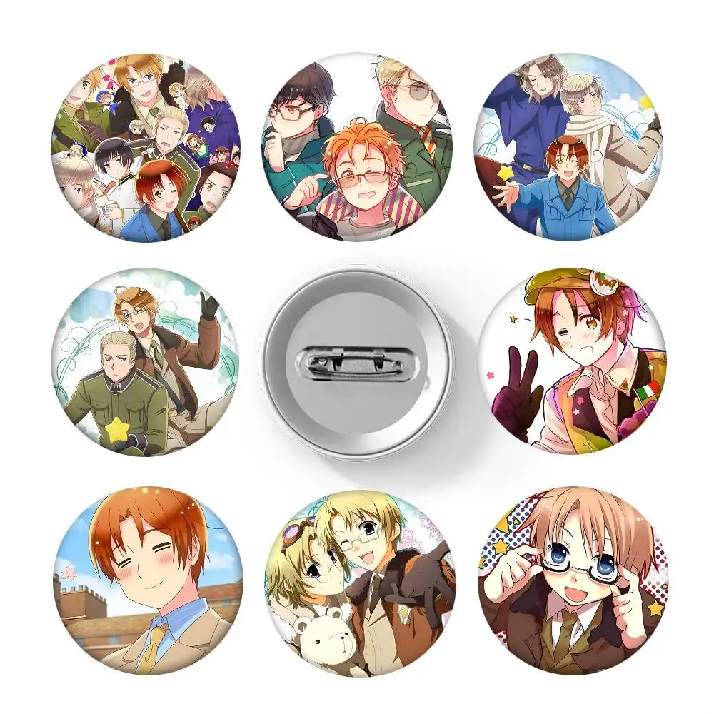 Anime Hetalia World Stars Round Badges Can Be Used To Decorate Clothes And Backpack Pins