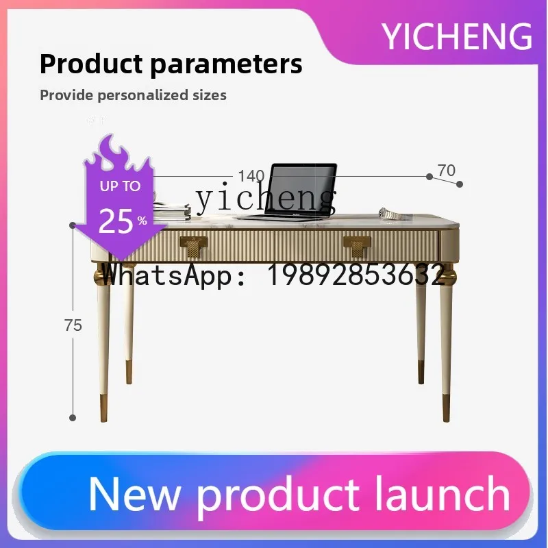 

Письменный стол из сланца для дома, высококачественный, современный, модный, для переговоров, офисный стол