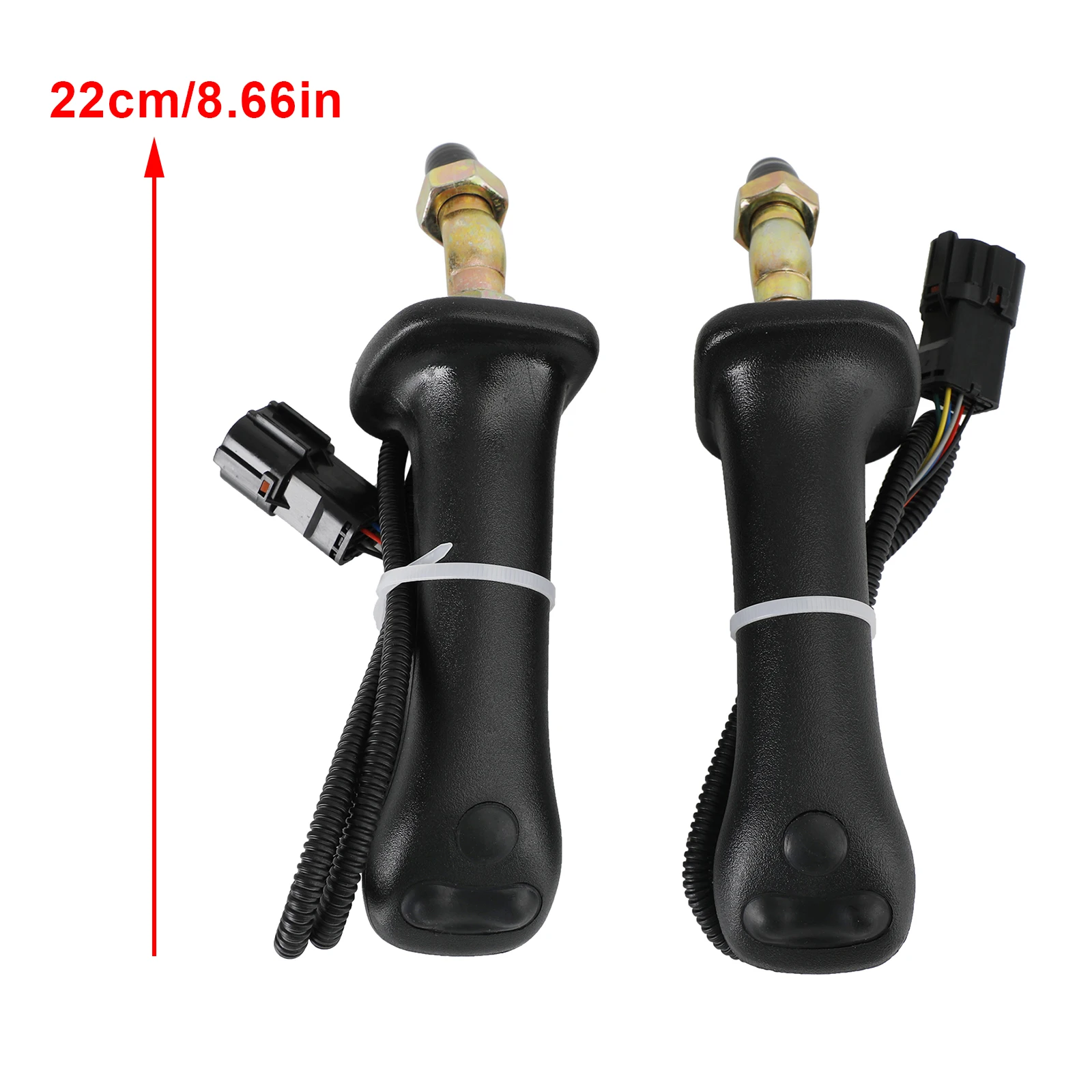 Areyourshop 3 Button Excavator Joystick Handle Pair for Doosan DH DX150 215 225 300 370-9C