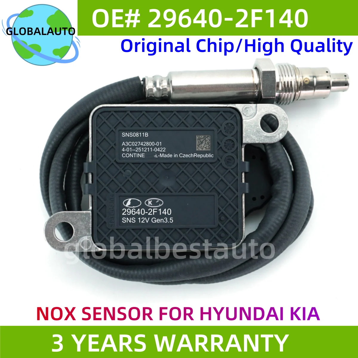 

29640-2F140 296402F140 29640 2F140 Nox sensor Original NEW Nitrogen Oxygen Sensor For Hyundai Kia Santa Fe
