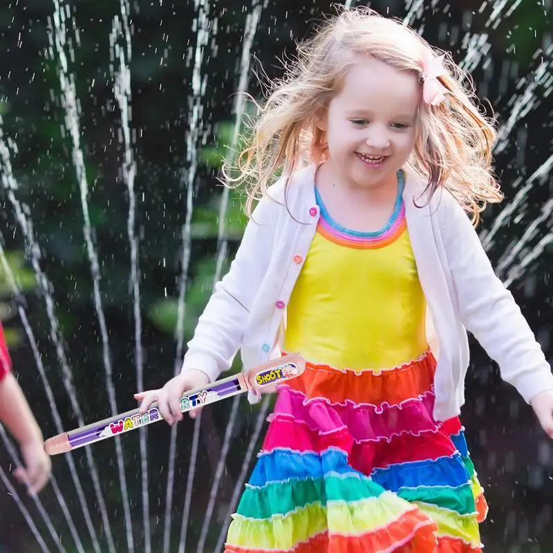 Wasser Squirting Spielzeug für Kinder Feuerwerk Wasser Soaker Ausziehbarer Spaß Soaker Squirt Spielzeug für Pool Sommer Hinterhof Strandaktivitäten