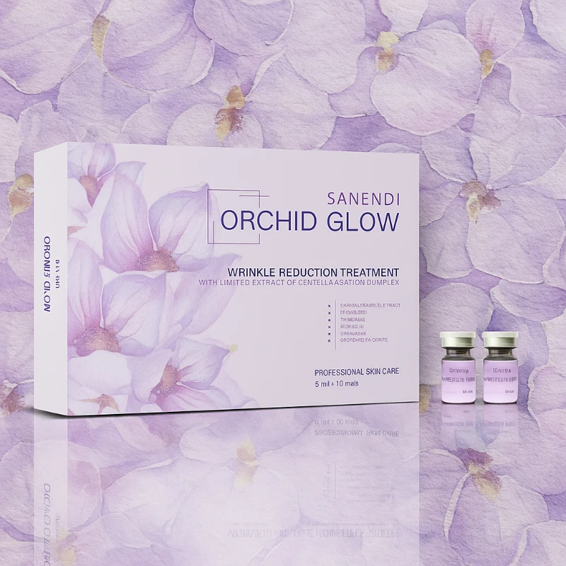 

Korean Orchid Glow Series Radiance Cream Hyaluronic Acid Moisturizer FaceHydrating Nourishing GlassSkin Effect Brightening Care