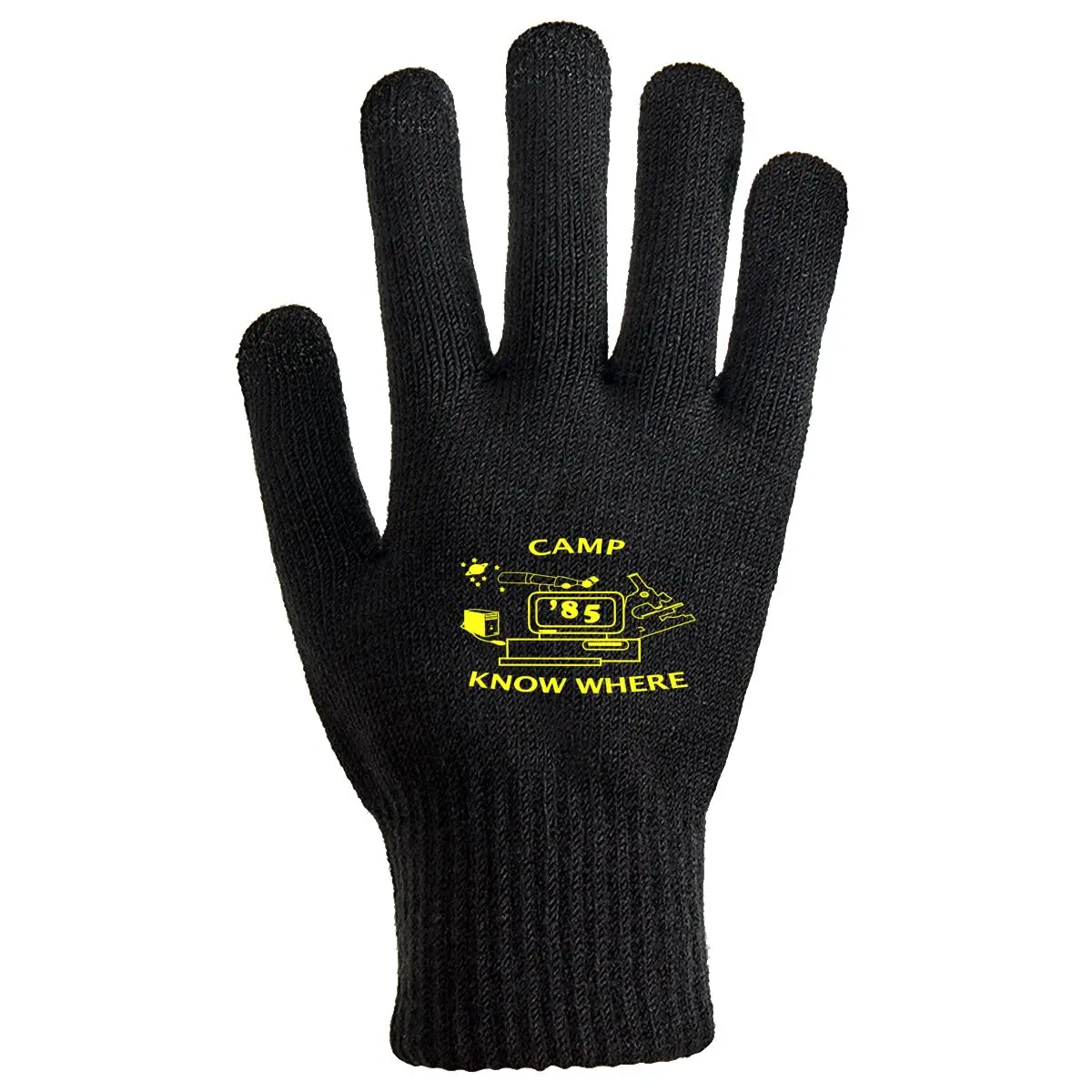 Camp Know Where Themed Design Outdoor-Winterhandschuhe, warm, rutschfest und langlebig