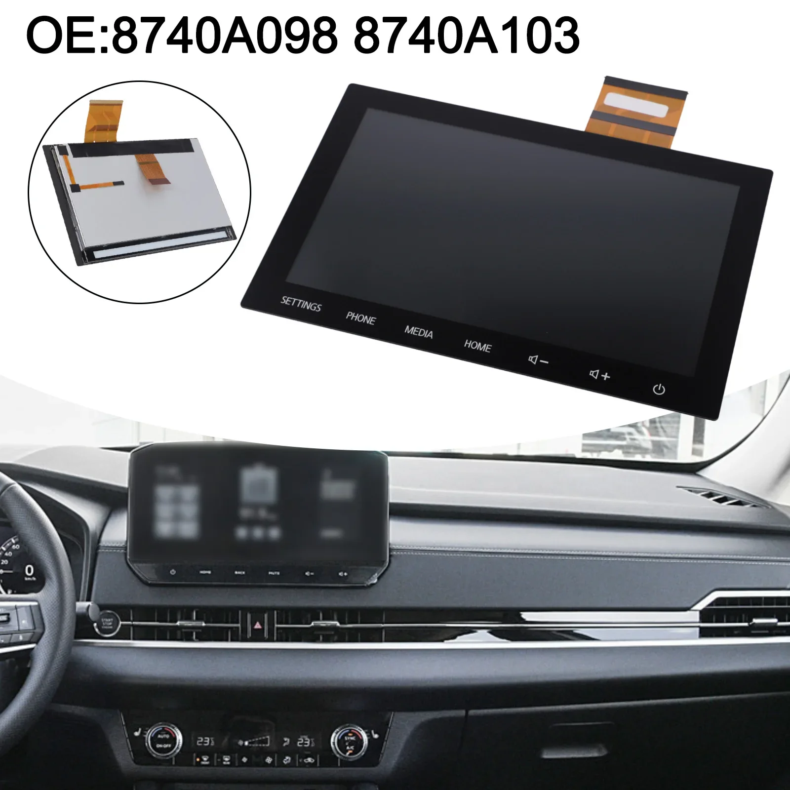 

Автомобильная навигация 8740A098 Дисплей Outlander 8-дюймовый дисплей Высококачественная установка Антикоррозийные электронные компоненты