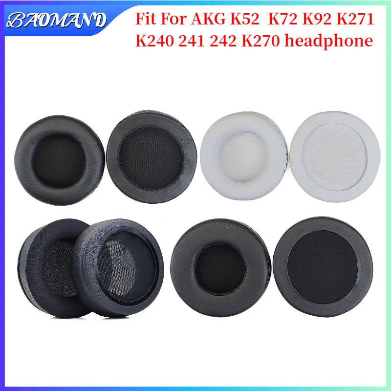 

Replacement Earpads for AKG K52 K72 K92 K271 K240 241 242 K270 Headset Headphones Leather Sleeve Earphone Earmuff