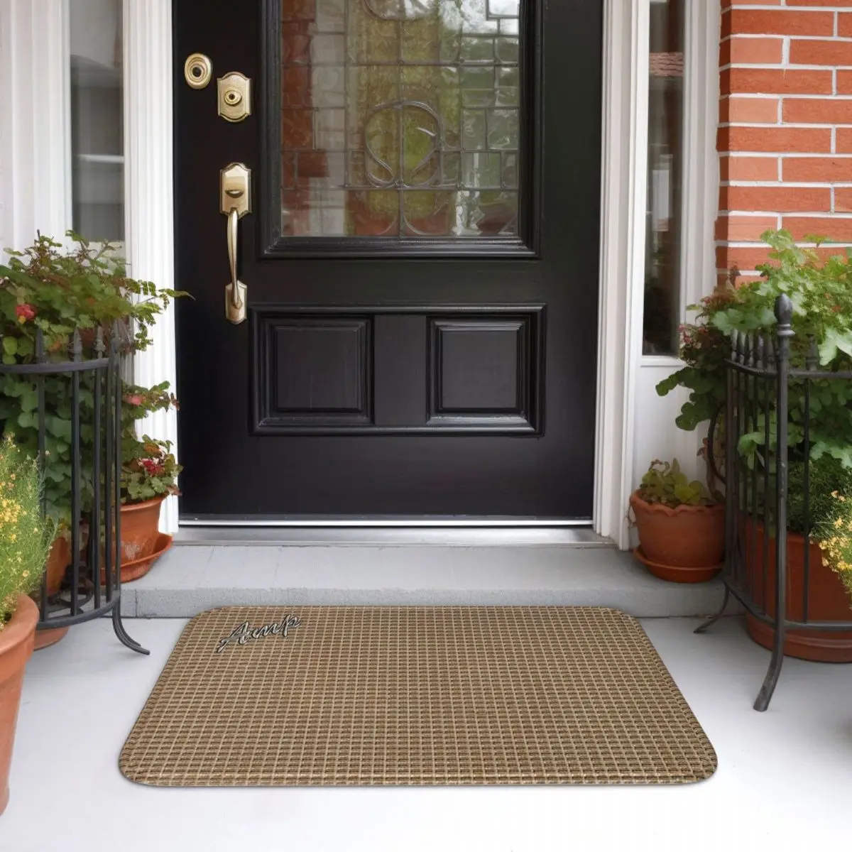 Guitar AmplifierAmp Great For MusicianGuitar Player! Home Floor Mat Anti-slip Carpet Rug for Balcony Footpad Mats