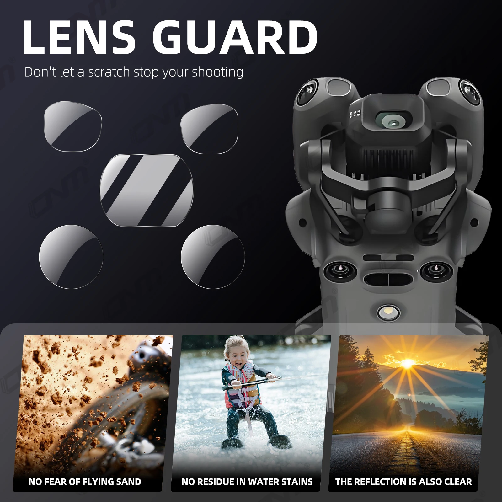 Objektivschutz für DJI Mini 5 Pro Drohnenkamera HD gehärtetes Glas Anti-Kratz-Schutzfolie für DJI Mini 5 Pro Zubehör