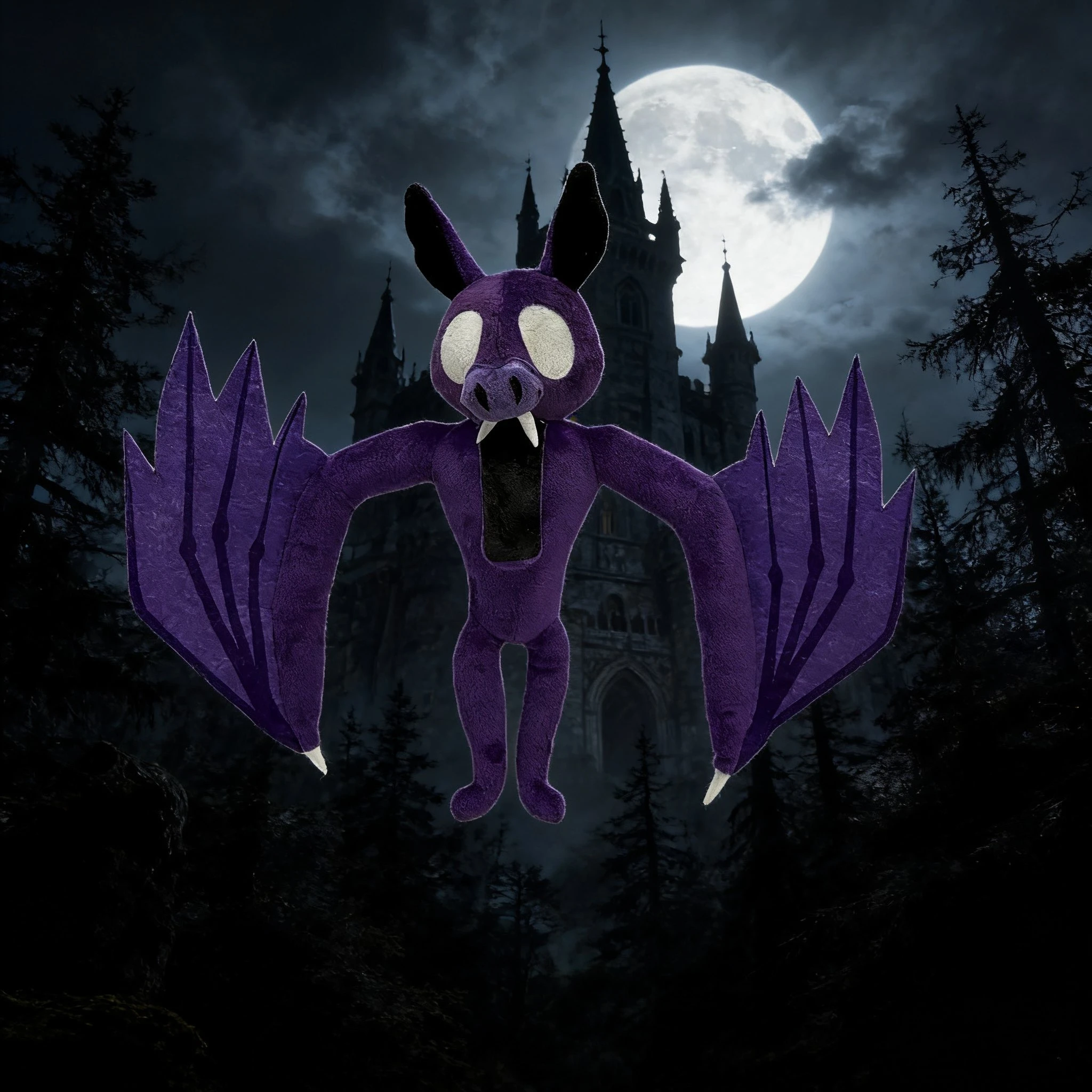 

2026-- Bat 99 Nights In The Forest Plush Funny Game Chrismas Gift Anime Peripherals Soft Doll New Gifts Decoration New Character