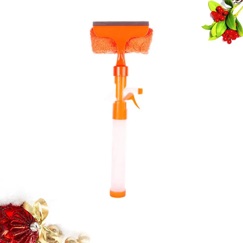 

Spray Window Wiper Glass Cleaner Car Squeegee Absorbs Water Free Bath Mirror Tile Shower Door Practical Pcs