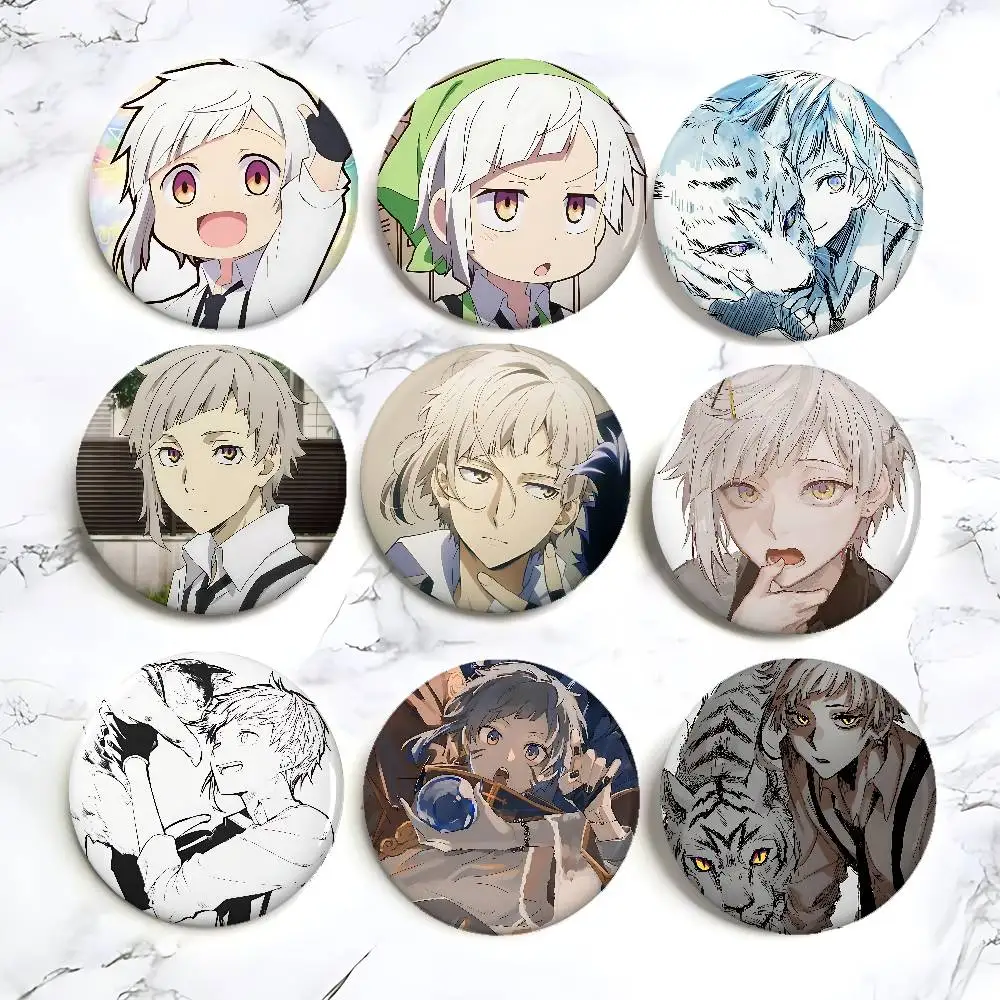 A-Atsushi Nakajimas Badges Tinplate Soft Button Pin Brooch Metal Badge Custom Jewelry Accessories Hat Bag Lapel